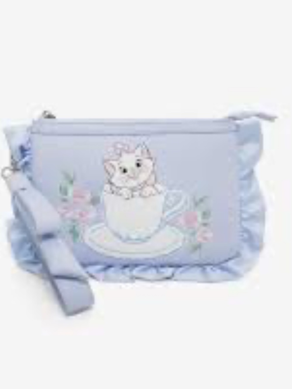Disney aristocats marie ruffle pouch wristlet wallet our universe